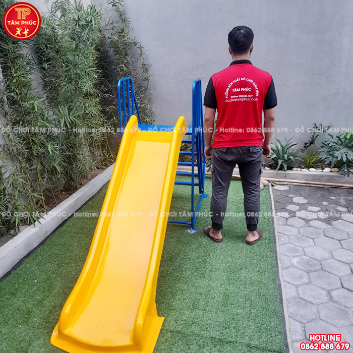 Máng trượt đơn nhựa Composite LKDC-007-A