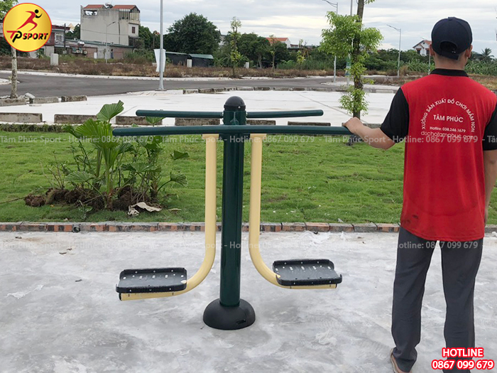 Thiết bị tập lắc eo đôi ngoài trời PPT-001