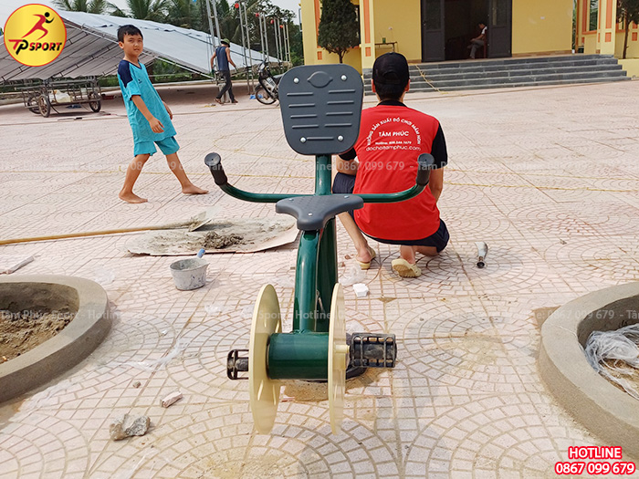 Thiết bị ngồi tựa đạp xe tại chỗ ngoài trời PPT-009