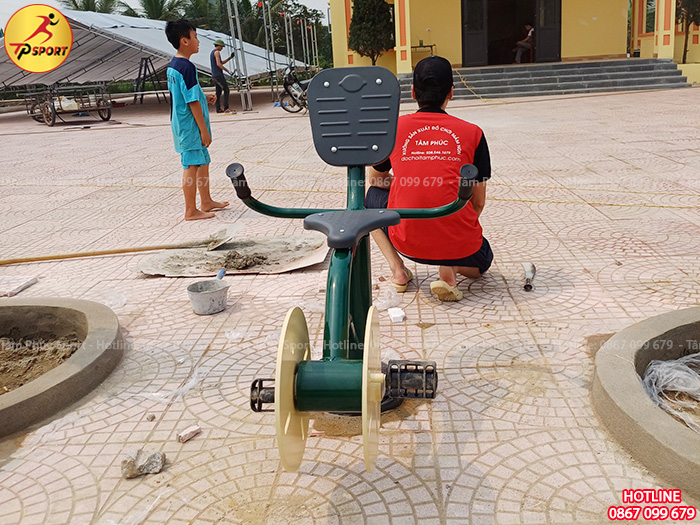 Thiết bị ngồi tựa đạp xe tại chỗ ngoài trời PPT-009