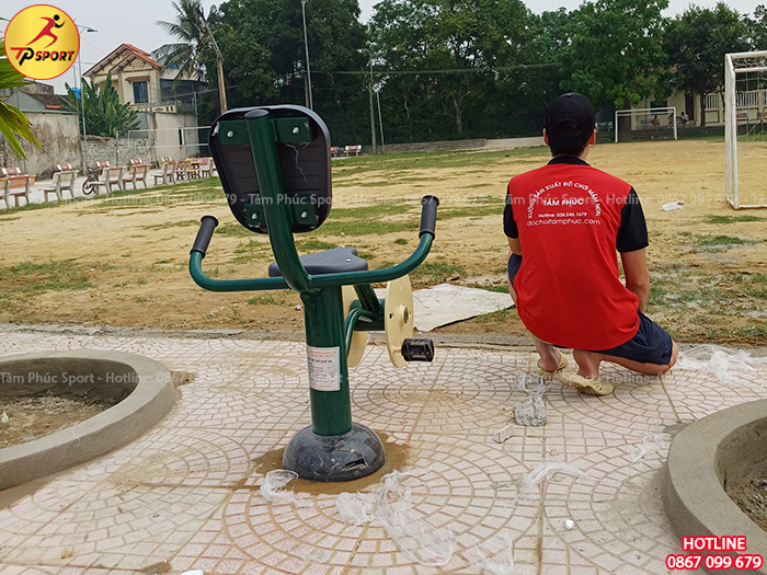 Thiết bị ngồi tựa đạp xe tại chỗ ngoài trời PPT-009