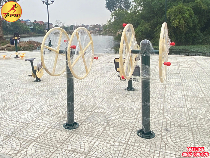 Máy tập thể dục tay vai đơn ngoài trời PPT-011