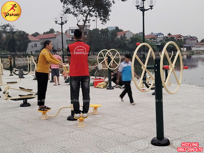 Máy tập thể dục tay vai đơn ngoài trời PPT-011
