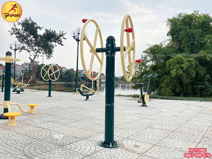 Máy tập thể dục tay vai đơn ngoài trời PPT-011