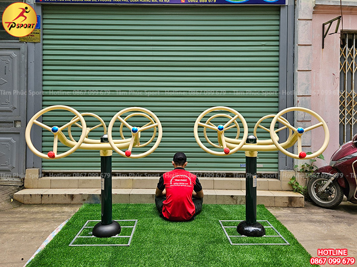Máy tập thể dục tay vai đôi ngoài trời PPT-012
