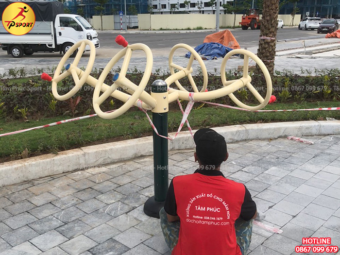 Máy tập thể dục tay vai đôi ngoài trời PPT-012