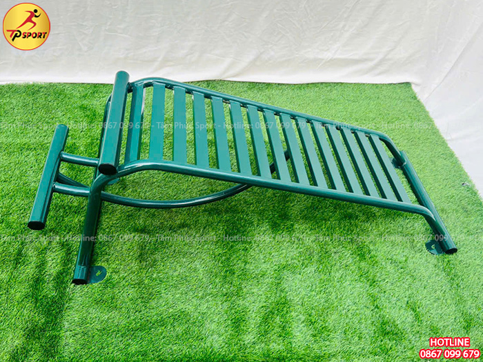 Thiết bị ghế cong tập cơ lưng bụng đơn ngoài trời PPT-021