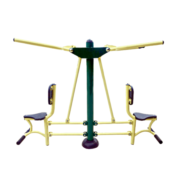 Thiết bị thể dục ngồi kéo tay vai đôi ngoài trời PPT-025