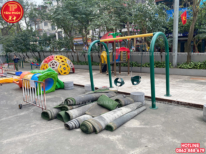 Dịch vụ sửa chữa đồ chơi ngoài trời cho bé của Tâm Phúc Sport