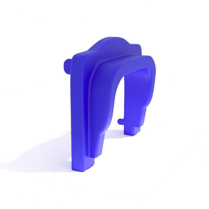 Vách nhựa máng đôi cho cầu trượt liên hoàn ngoài trời LKDC-024