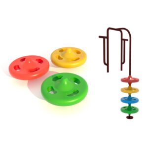 Con quay tròn lắp trụ leo đứng cho nhà khối liên hoàn LKDC-047