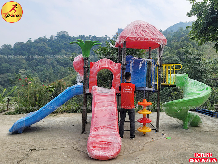 Con quay tròn lắp trụ leo đứng cho nhà khối liên hoàn LKDC-047