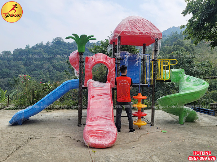 Con quay tròn lắp trụ leo đứng cho nhà khối liên hoàn LKDC-047