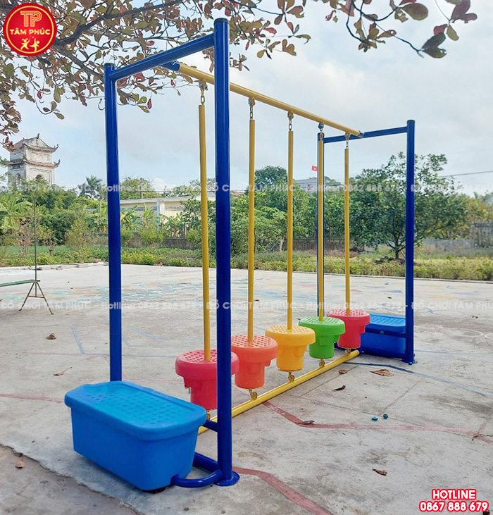 Quả lô bằng nhựa lắp cho cầu dao động trẻ em LKDC-048