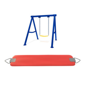 Ghế ngồi xích đu nhựa mềm PVC lắp xích đu trẻ em LKDC-050