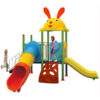 Cầu trượt liên hoàn ngoài trời máng ống mái Thỏ PDC-002