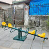 Bập bênh đòn 4 ghế ngồi cho bé ngoài trời PDC-023