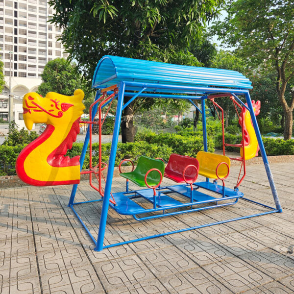 Xích đu thuyền rồng cho bé ngoài trời đẹp giá rẻ PDC-030