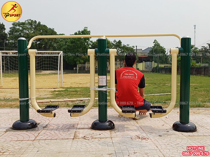 Công trình lắp thiết bị tập thể dục ngoài trời cho nhà văn hoá xã tại tỉnh Thanh Hoá