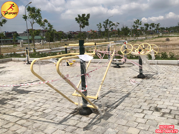 Lắp đặt đồ chơi trẻ em ngoài trời và máy tập thể dục ngoài trời cho công viên tại tỉnh Thái Nguyên