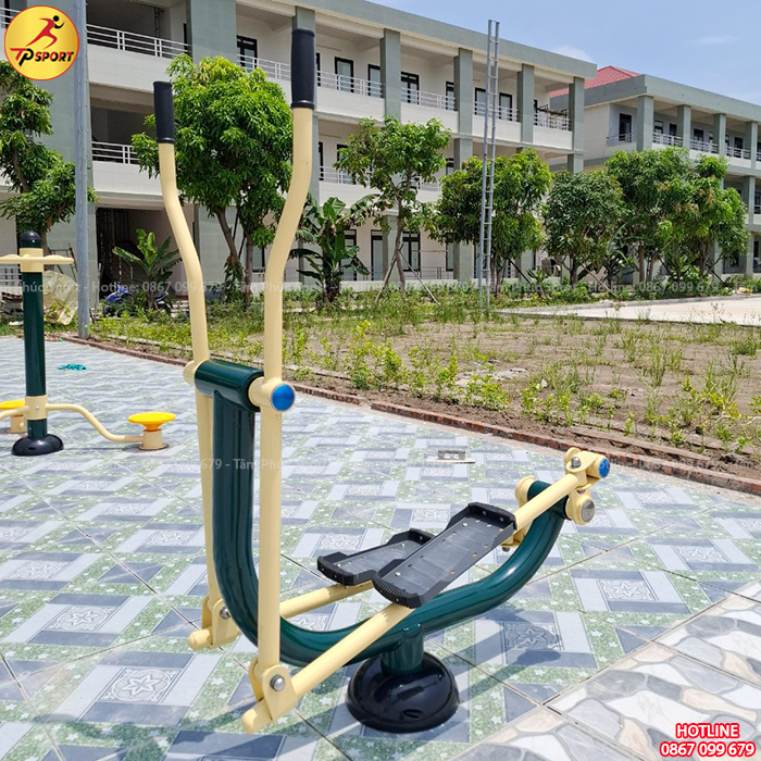 Thi công lắp đặt thiết bị thể dục cho công viên tại tỉnh Quảng Ninh