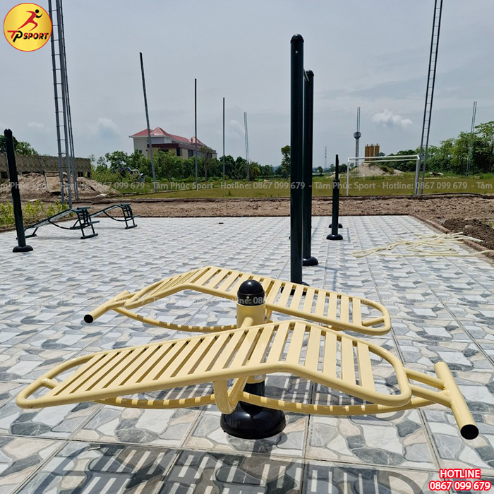 Thi công lắp đặt thiết bị thể dục cho công viên tại tỉnh Quảng Ninh