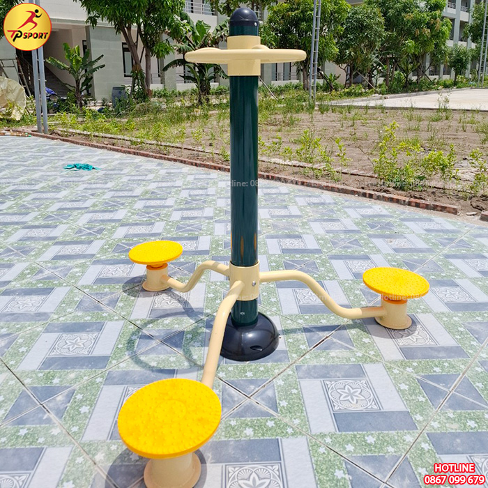 Thi công lắp đặt thiết bị thể dục cho công viên tại tỉnh Quảng Ninh