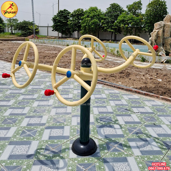 Thi công lắp đặt thiết bị thể dục cho công viên tại tỉnh Quảng Ninh