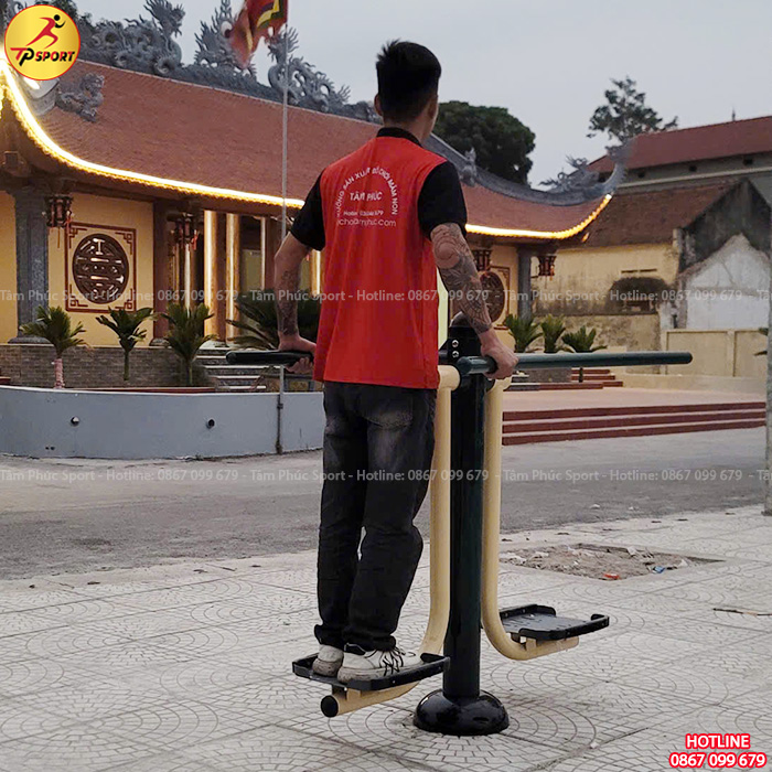 Công trình lắp đặt máy tập thể dục công viên cho sân tập thể tại Phú Thọ